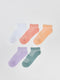 Patterned Women's Booties Socks 5-Pack